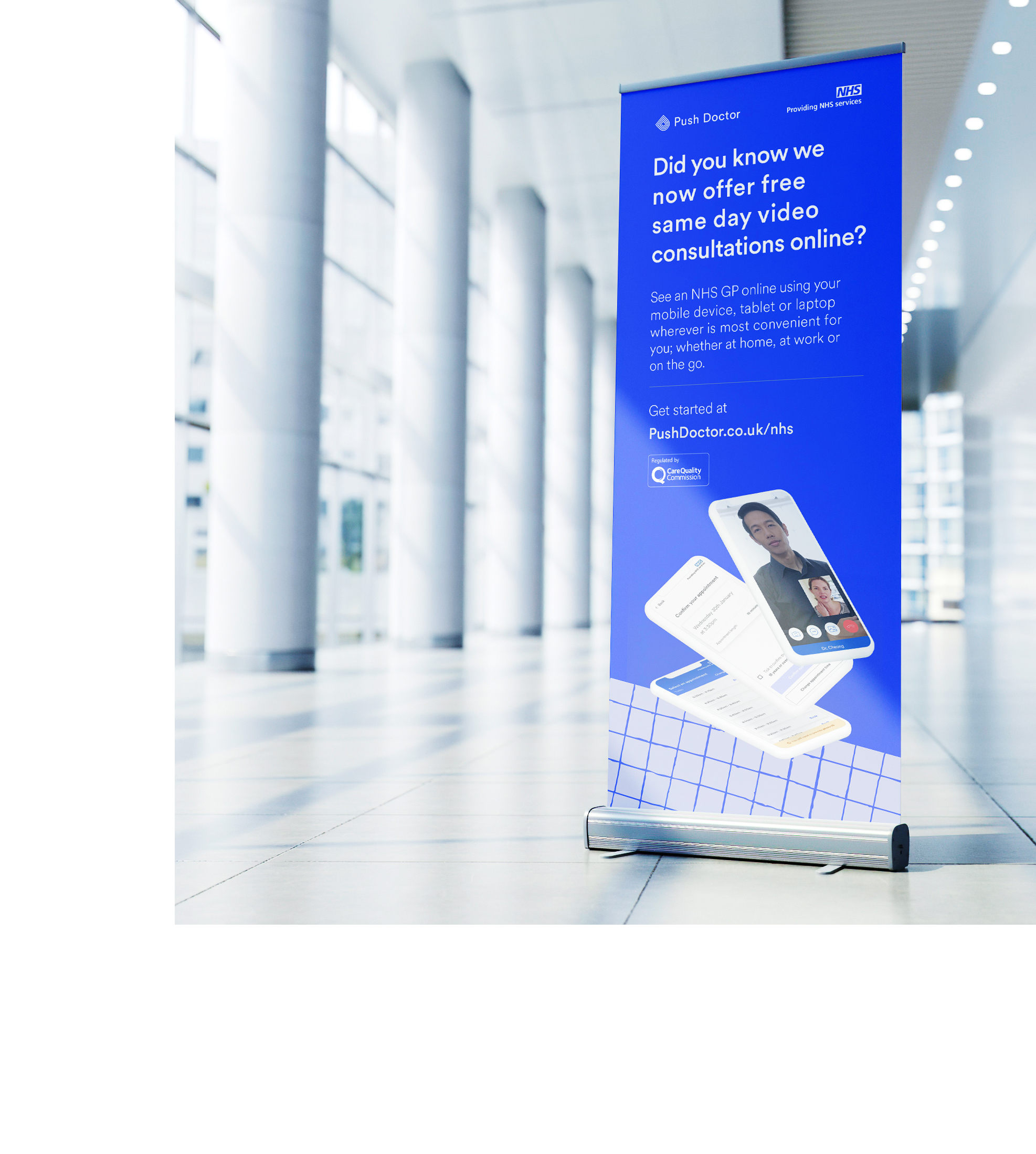 Marketing assets for partner surgeries Push Doctor